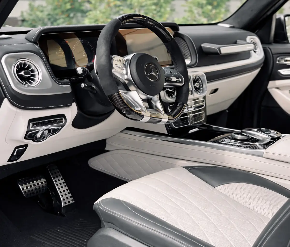 Interior detailing — deep cleaned seats and trim